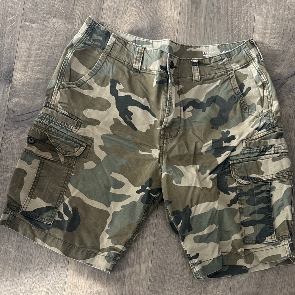 Men's Cargo Shorts in Camouflage by Urban Pipeline
